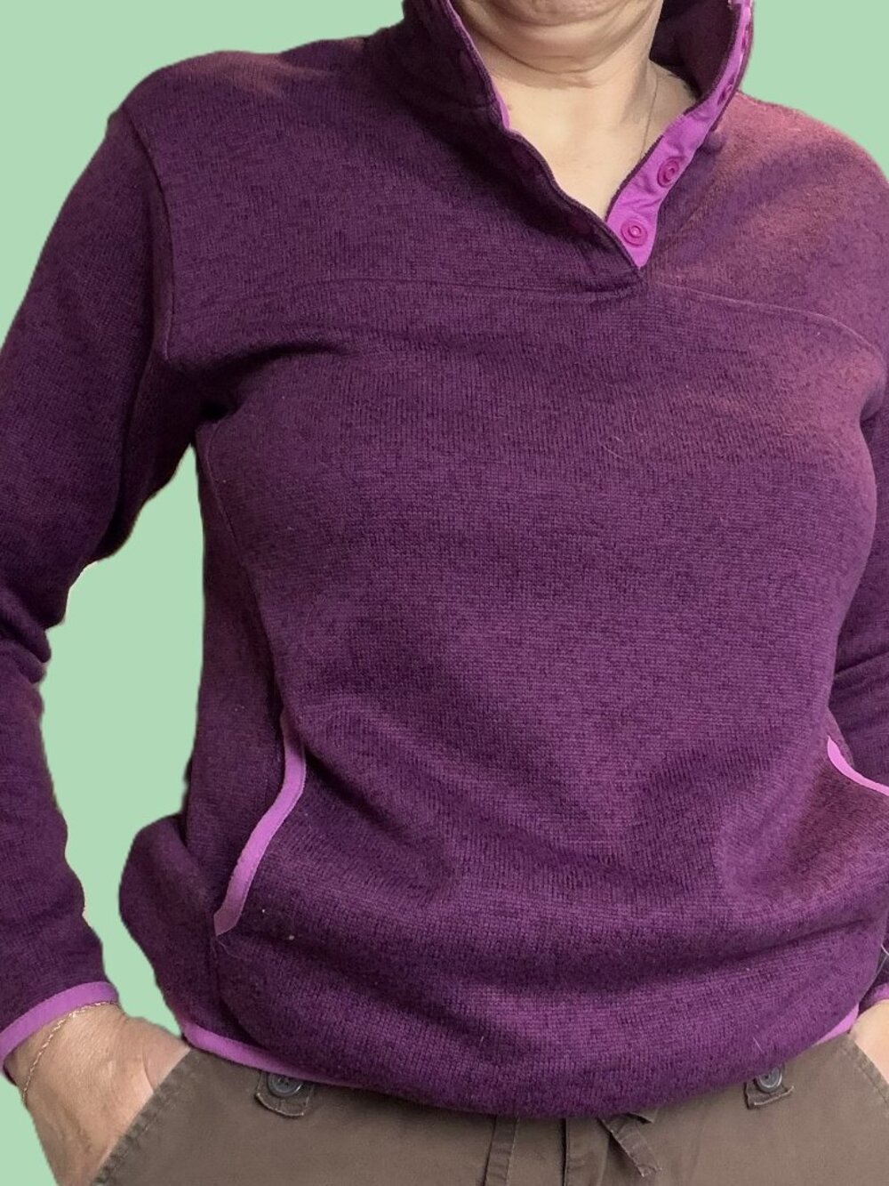 Eddie Bauer Purple Women's Sweater